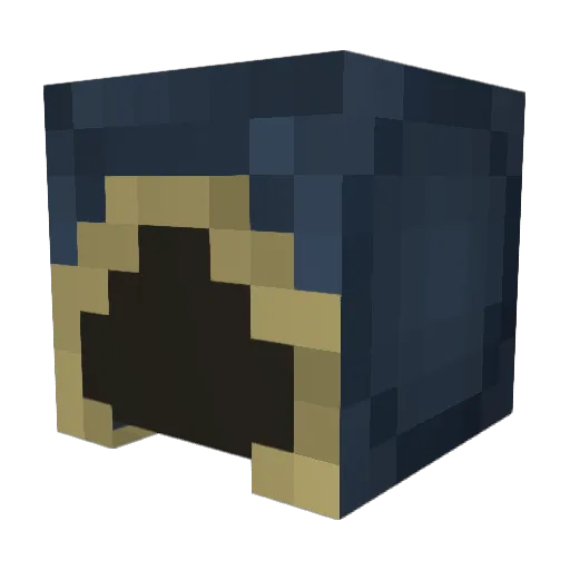zach1331 Minecraft avatar head, 3D render