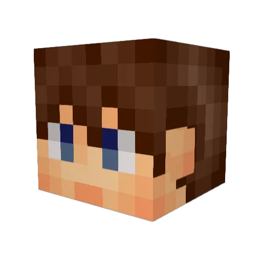 zach583 Minecraft avatar head, 3D render