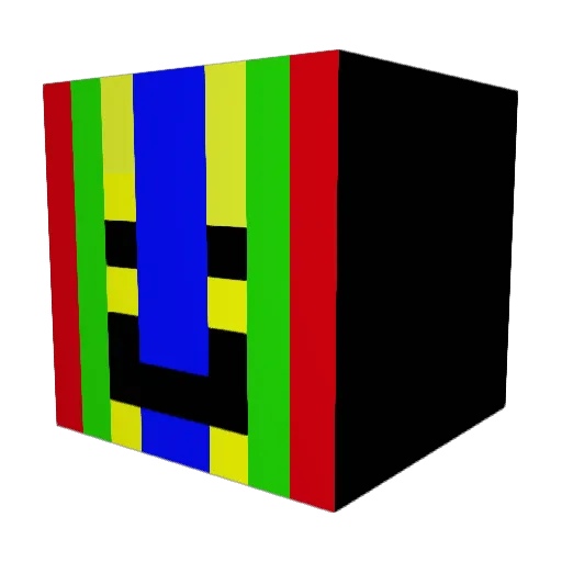 zachalton Minecraft avatar head, 3D render