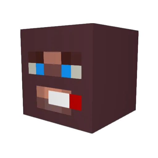 zachary717 Minecraft avatar head, 3D render