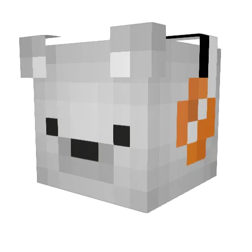 zacharycram Minecraft avatar head, 3D render