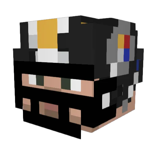 zacharyh11 Minecraft avatar head, 3D render