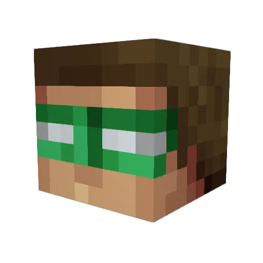 zachattack711 Minecraft avatar head, 3D render