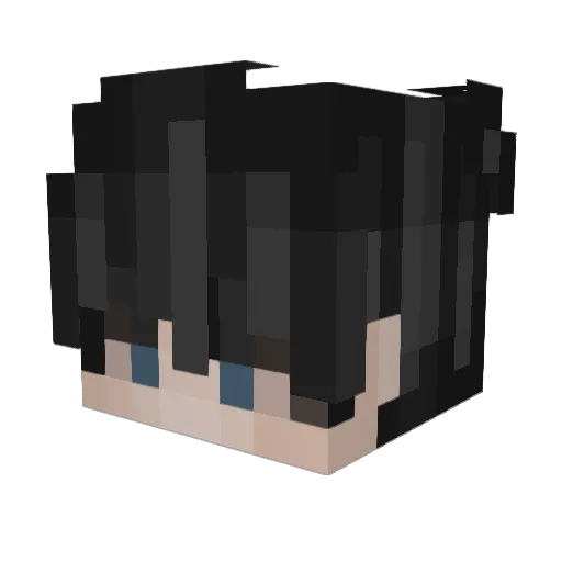 zachbest185 Minecraft avatar head, 3D render