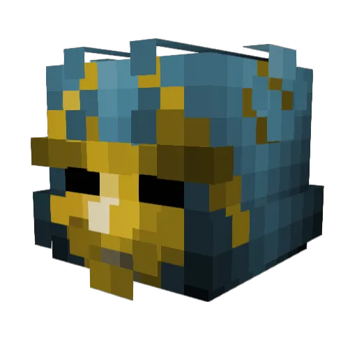 zachbob Minecraft avatar head, 3D render