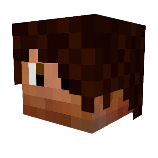 zachboy Minecraft avatar head, 3D render