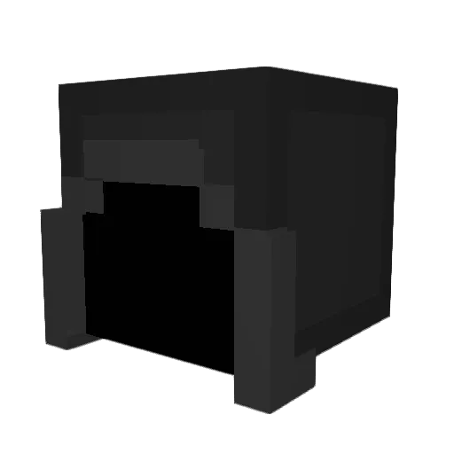 zachdavis123 Minecraft avatar head, 3D render
