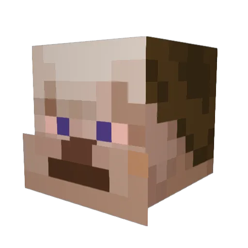 zacheboy Minecraft avatar head, 3D render