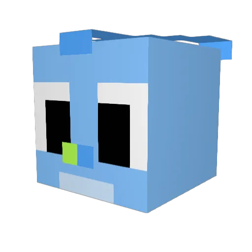 zachio98 Minecraft avatar head, 3D render