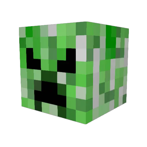 zachlovespears Minecraft avatar head, 3D render