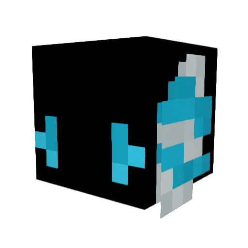 zachsplat Minecraft avatar head, 3D render