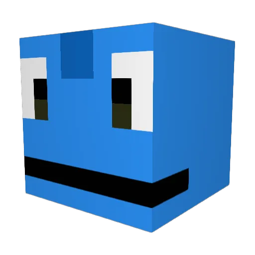 zachyuhh Minecraft avatar head, 3D render