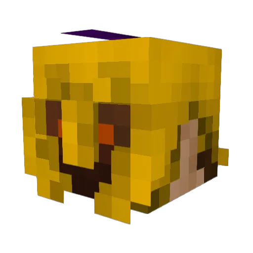 zack1109 Minecraft avatar head, 3D render
