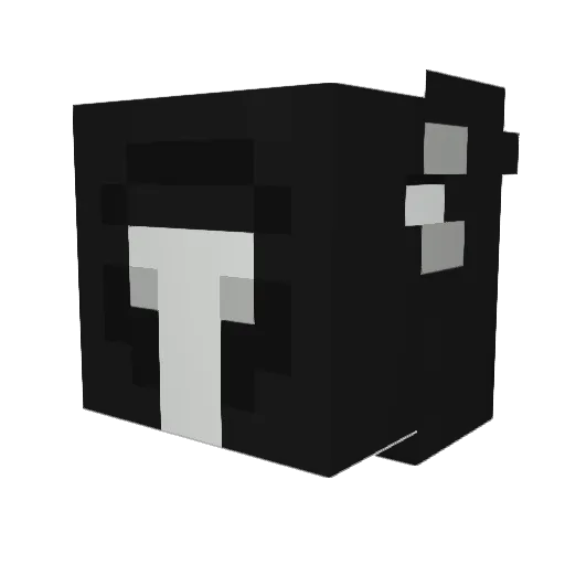 zack2cm Minecraft avatar head, 3D render