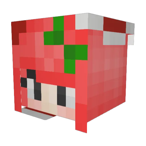 zack2o Minecraft avatar head, 3D render