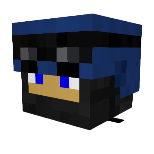 zackanico Minecraft avatar head, 3D render