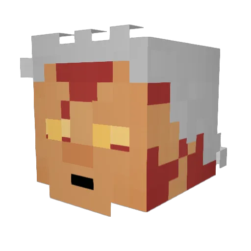 zackattack578 Minecraft avatar head, 3D render