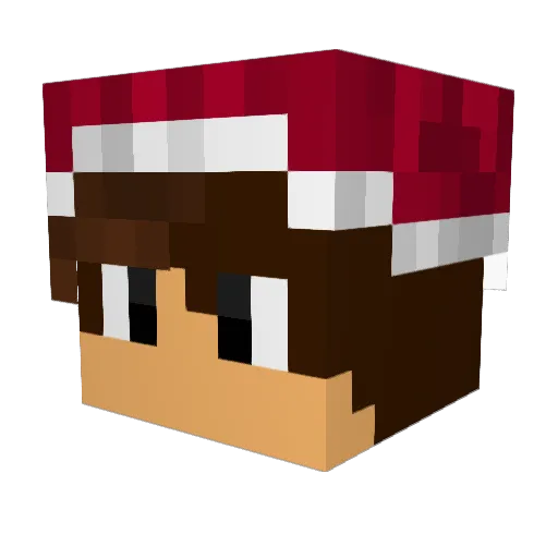 zackb4 Minecraft avatar head, 3D render