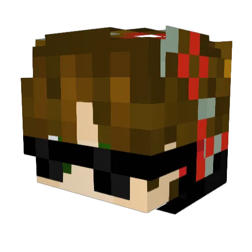zackman529 Minecraft avatar head, 3D render