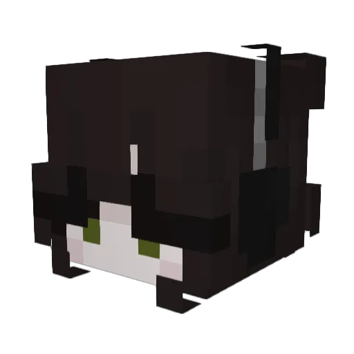 zacknya Minecraft avatar head, 3D render