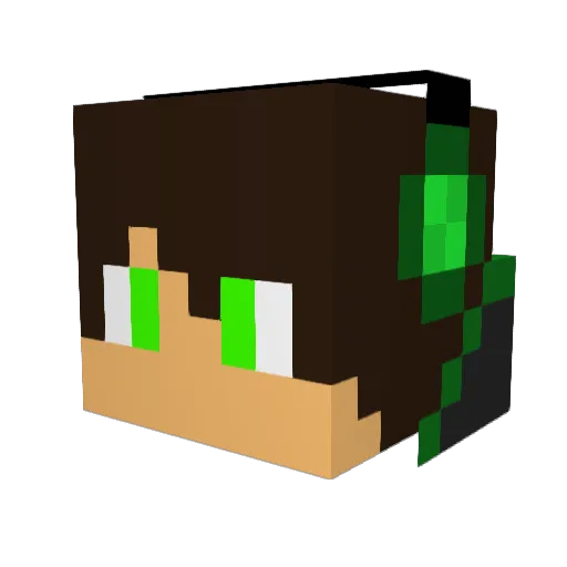 zackplaysYT Minecraft avatar head, 3D render