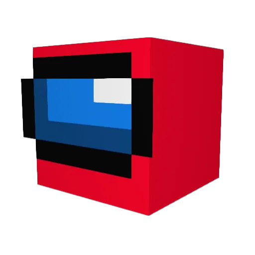 zacksan_ Minecraft avatar head, 3D render
