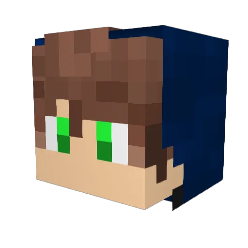 zacky11 Minecraft avatar head, 3D render