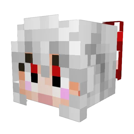 zadanov Minecraft avatar head, 3D render