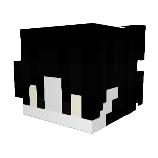 zaddyharder Minecraft avatar head, 3D render
