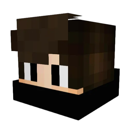 zadomor Minecraft avatar head, 3D render
