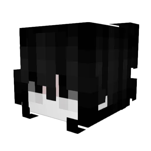 zaerisc Minecraft avatar head, 3D render