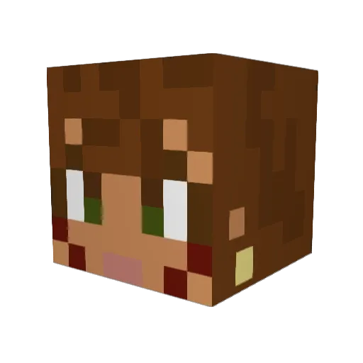 zaheerah Minecraft avatar head, 3D render
