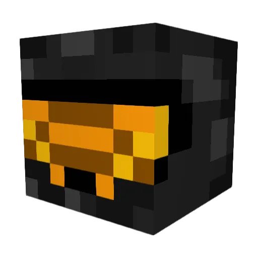 zaibossu Minecraft avatar head, 3D render