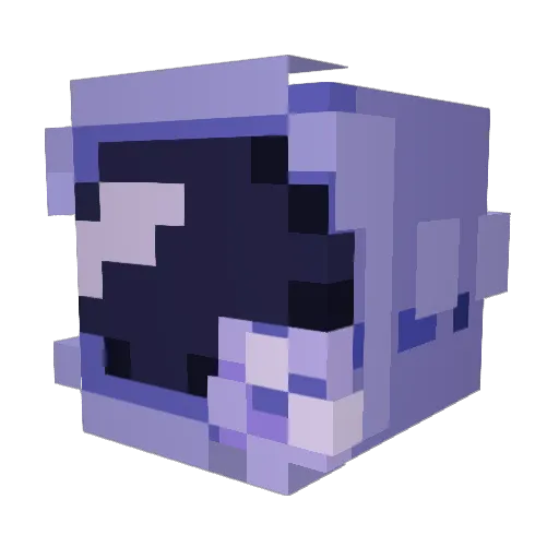 zainnnha Minecraft avatar head, 3D render