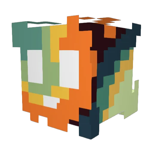 zak033 Minecraft avatar head, 3D render