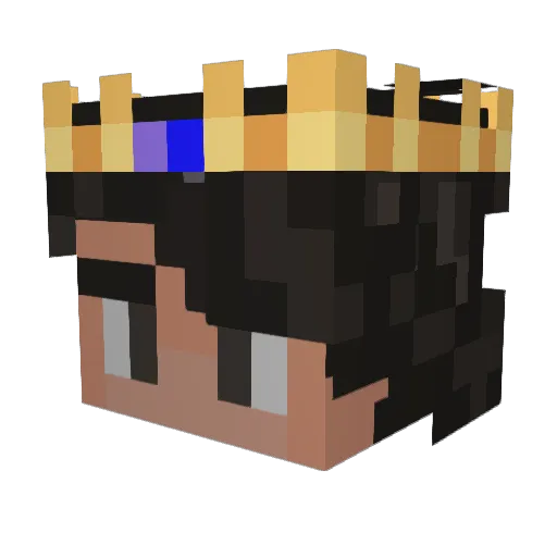 zakariae100 Minecraft avatar head, 3D render