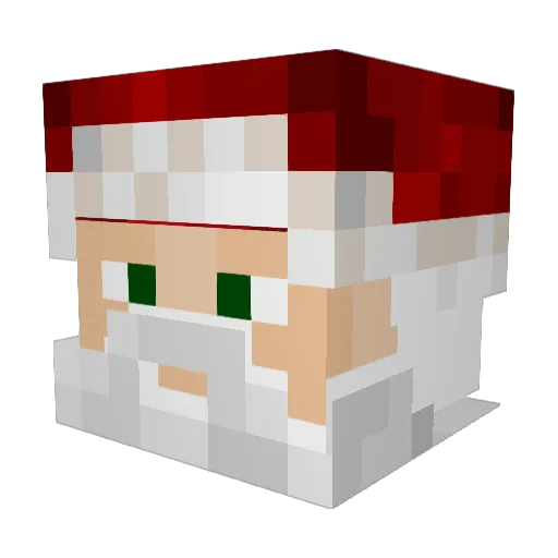 zakarybk Minecraft avatar head, 3D render