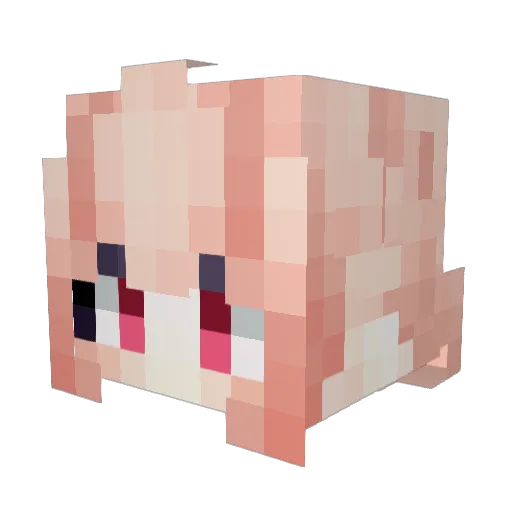 zake_arias Minecraft avatar head, 3D render