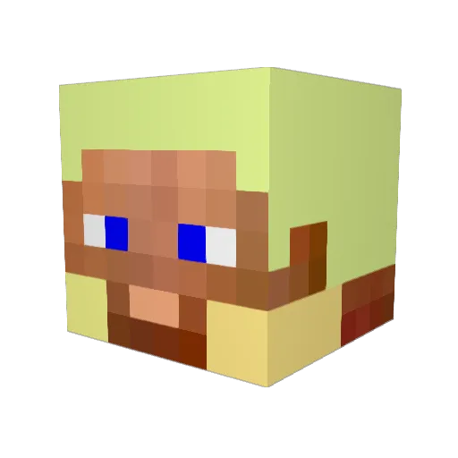 zakhar456 Minecraft avatar head, 3D render