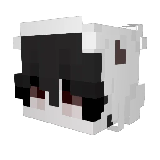 zakiru02 Minecraft avatar head, 3D render