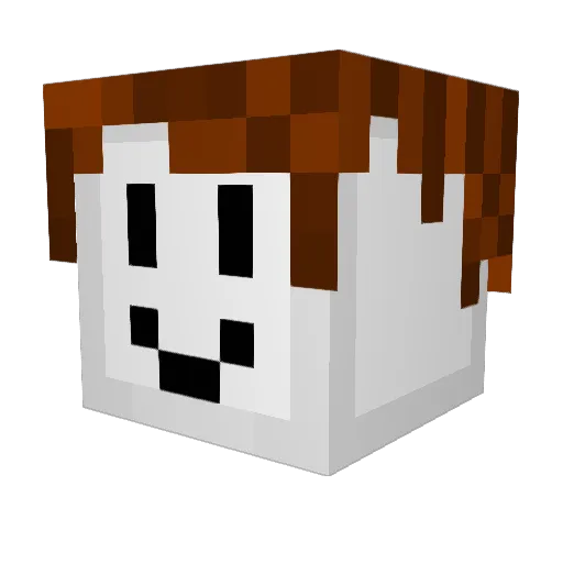 zakiya1 Minecraft avatar head, 3D render