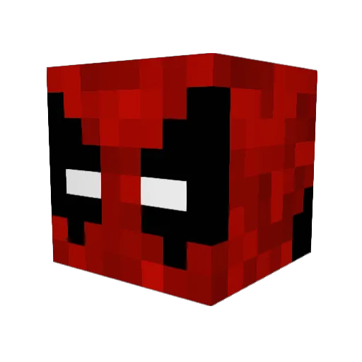zakstin Minecraft avatar head, 3D render