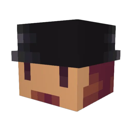 zaldar3 Minecraft avatar head, 3D render