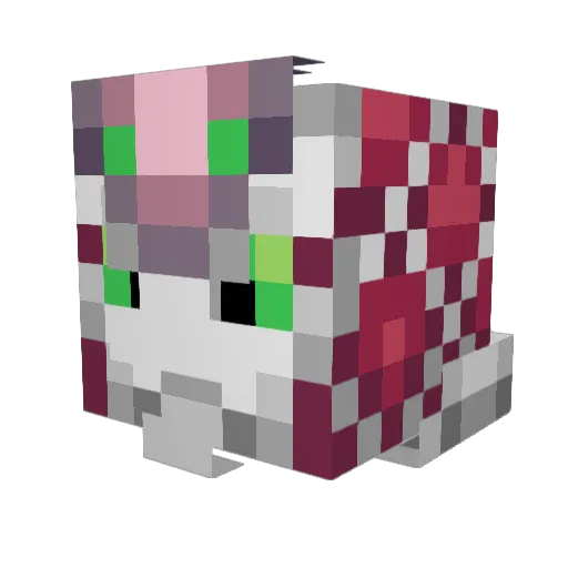 zaldrex Minecraft avatar head, 3D render