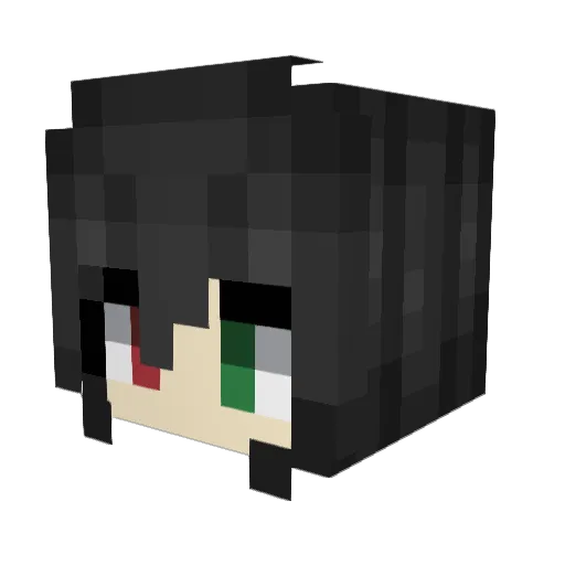 zalje333 Minecraft avatar head, 3D render