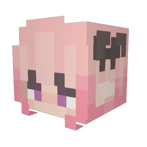 zaluzja0 Minecraft avatar head, 3D render