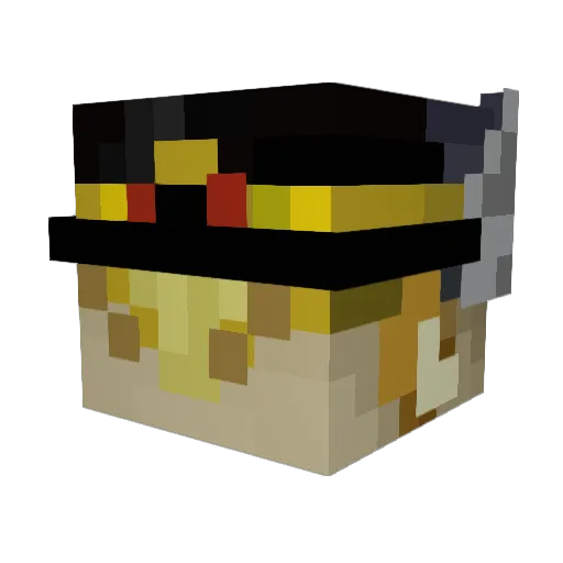 zamgion Minecraft avatar head, 3D render