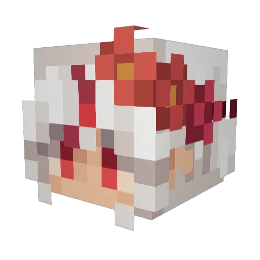 zammiee Minecraft avatar head, 3D render