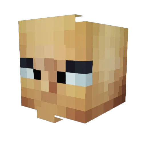 zanarkand8080 Minecraft avatar head, 3D render