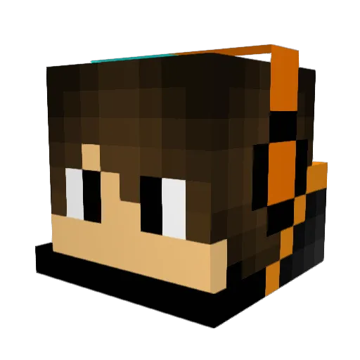 zandiz Minecraft avatar head, 3D render
